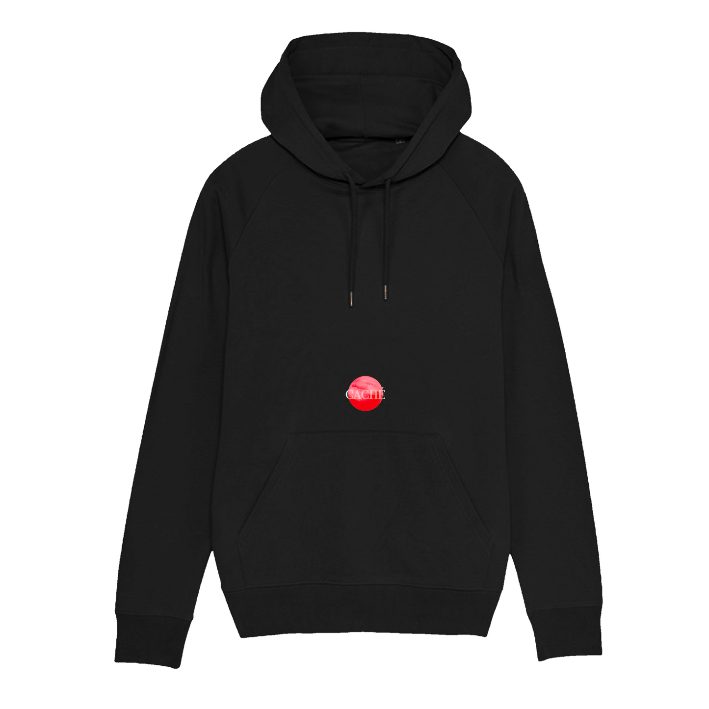 Japan Collection: Red Sun Hoodie — Black, front