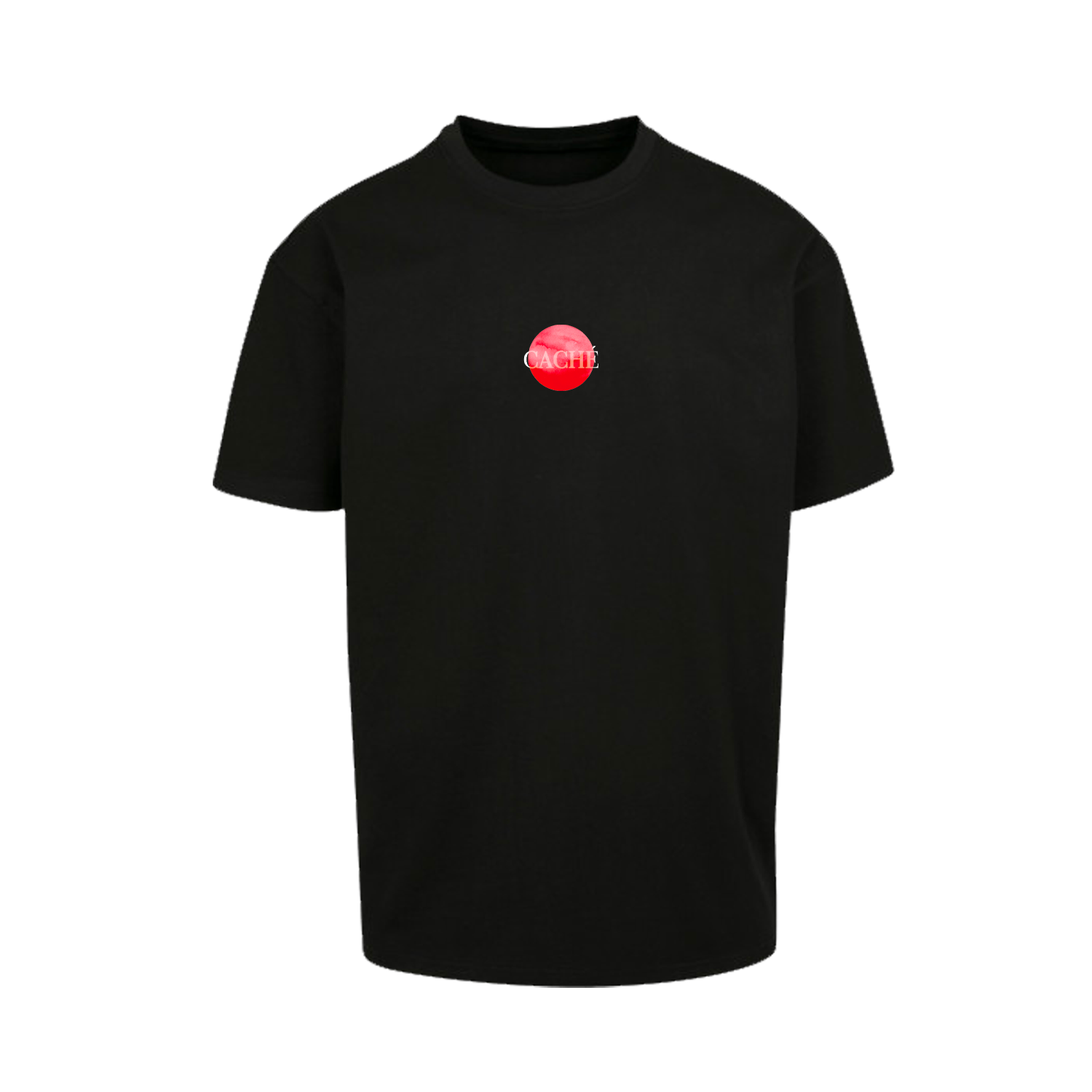 Japan Collection: Red Sun Tee — Black, front