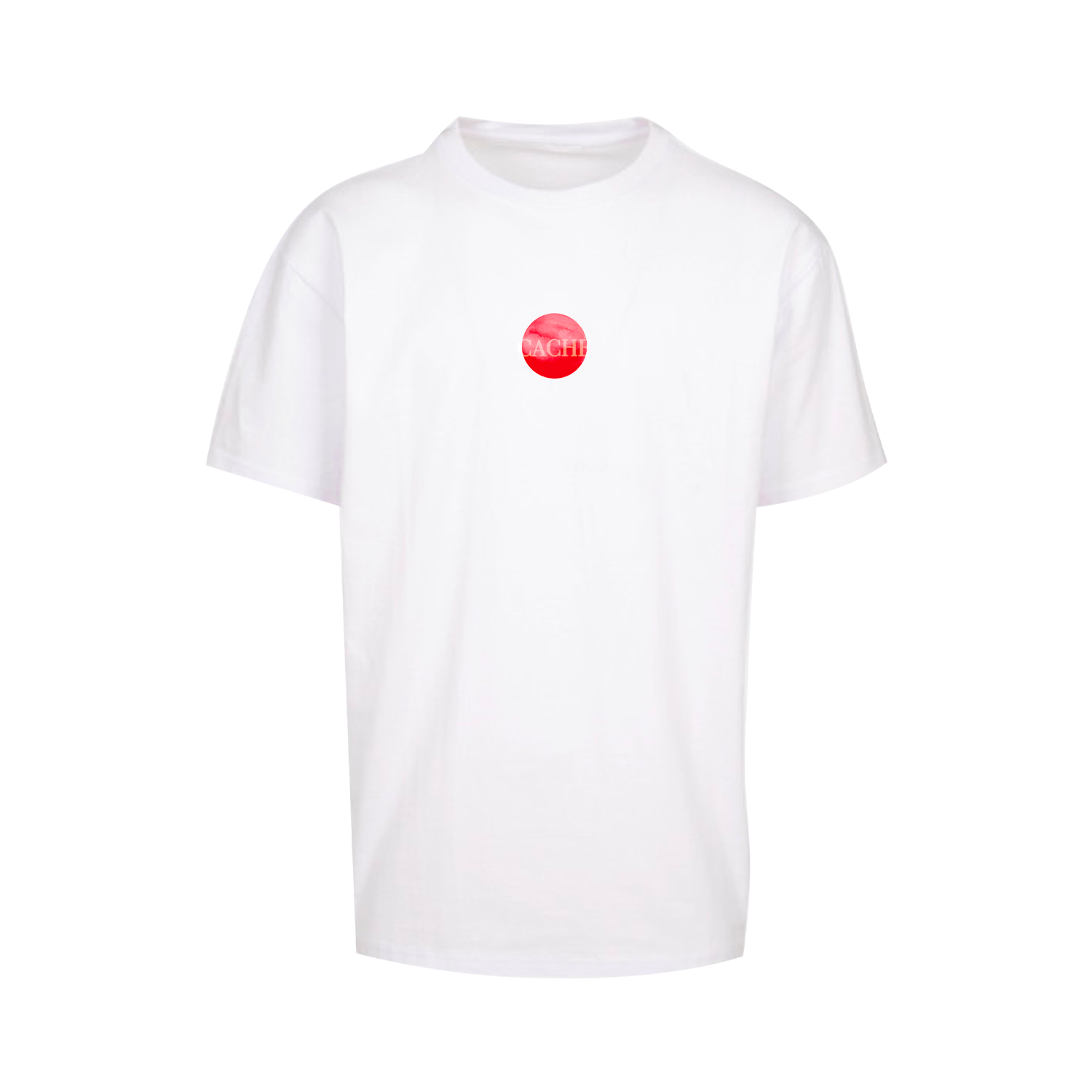 Japan Collection: Red Sun Tee — White, front