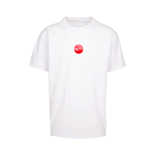 Japan Collection: Red Sun Tee — White, front