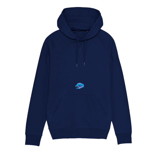 Japan Collection: Tsunami Hoodie — Blue, front